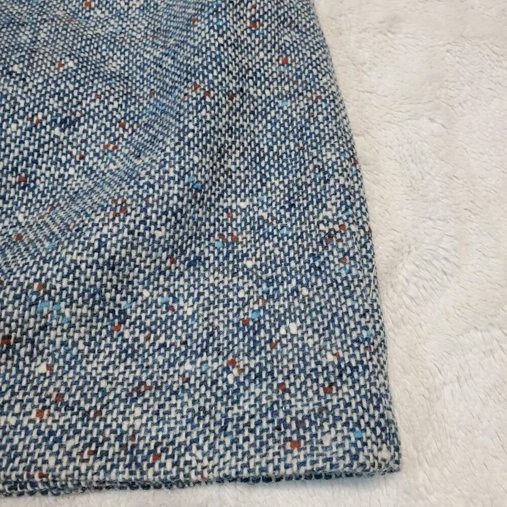 Vintage Ship n' Shore Blue White Tweed Skort Girl Tween 16 XL Retro Femininej‎